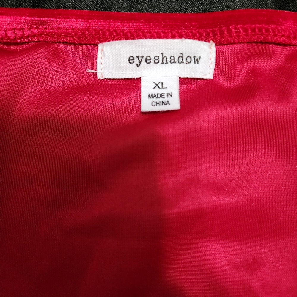 NWOT Eyeshadow Christmas Mrs. Claus Holiday Dress - Picture 7 of 9